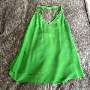 Amanda Uprichard Bright Green Tank